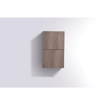 14" Wide by 24" High Linen Side Cabinet With One Door in Butternut Wood Finish