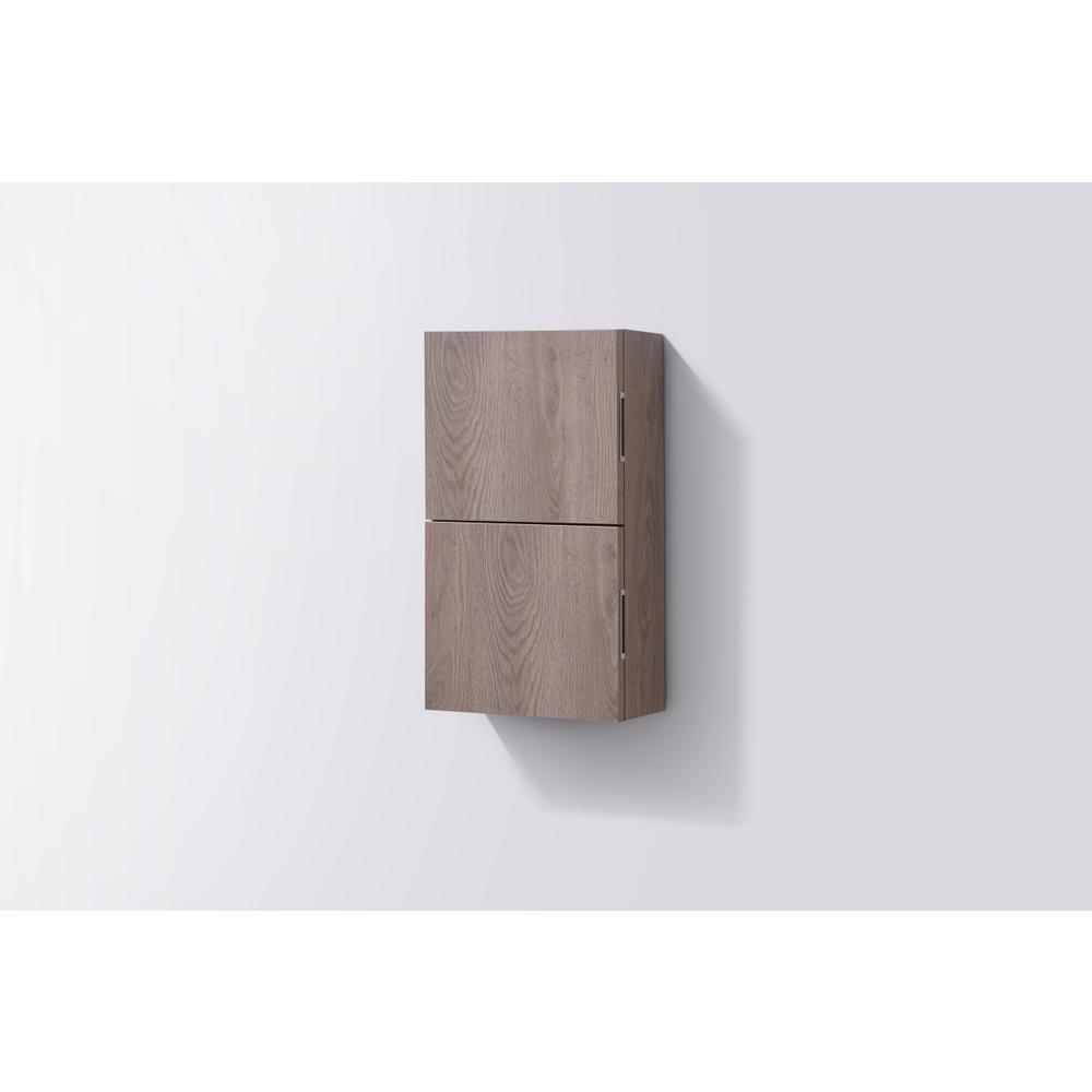 14" Wide by 24" High Linen Side Cabinet With One Door in Butternut Wood Finish