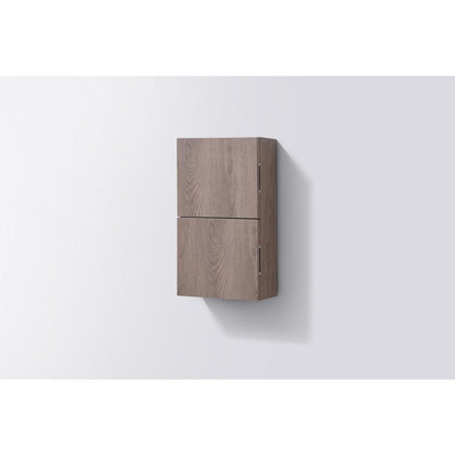 14" Wide by 24" High Linen Side Cabinet With One Door in Butternut Wood Finish