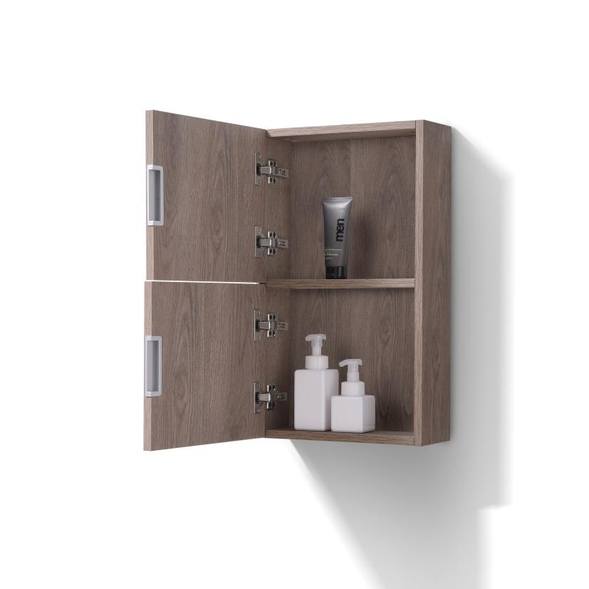 14" Wide by 24" High Linen Side Cabinet With One Door in Butternut Wood Finish