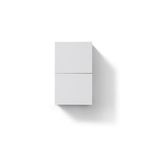 14" Wide by 24" High Linen Side Cabinet With One Door in Gloss White Finish