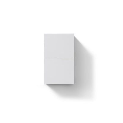 14" Wide by 24" High Linen Side Cabinet With One Door in Gloss White Finish