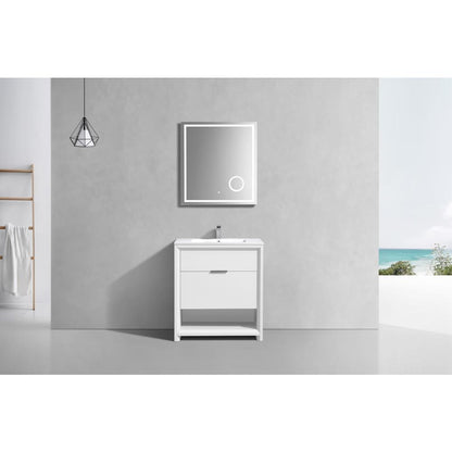 NUDO 32″ Modern bathroom Vanity in Gloss White Finish