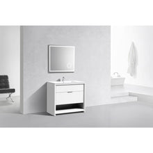NUDO 36″ Modern bathroom Vanity in Gloss White Finish