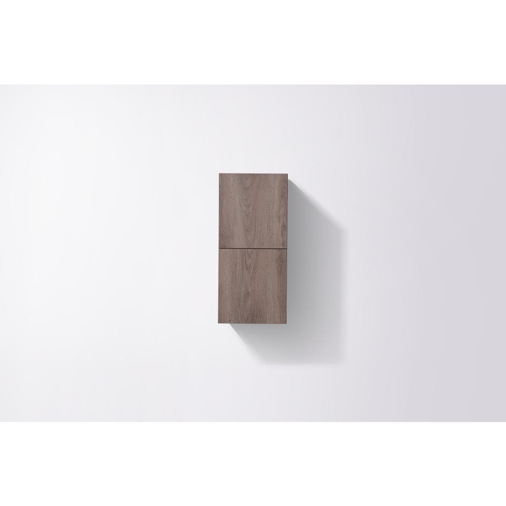 12" Wide by 24" High Linen Side Cabinet With Two Doors in Butternut Wood Finish