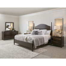 Asher Park Dresser Mirror, Piano Brown Finish