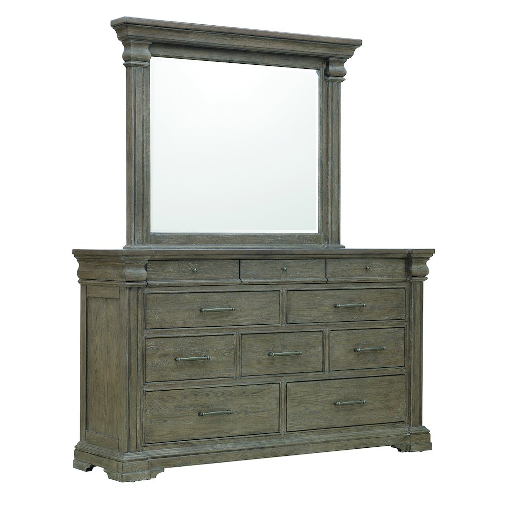 Madison Ridge Brown Dresser Mirror