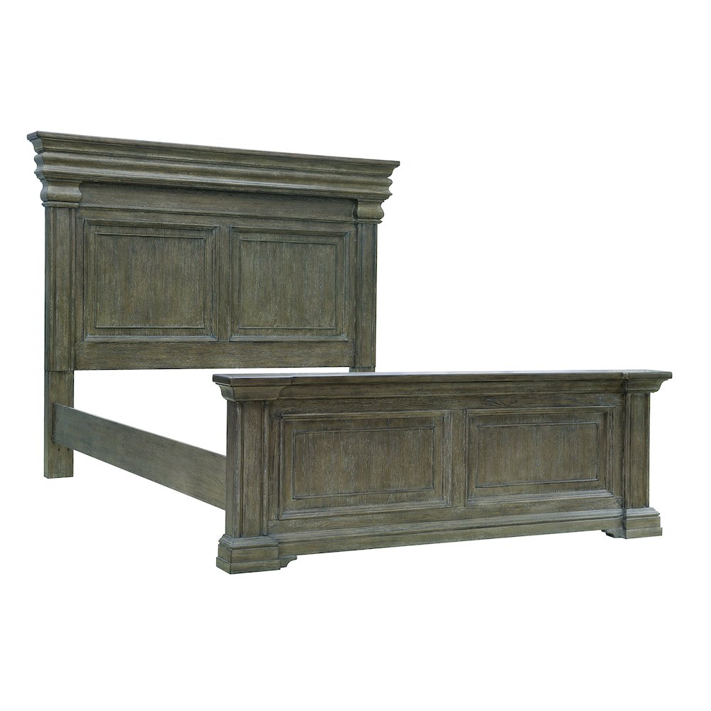 Madison Ridge Brown King Panel Bed