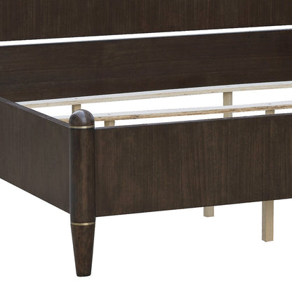 Asher Park California King Poster Bed, Piano Brown Finish