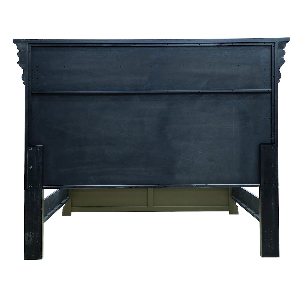 Madison Ridge Brown King Panel Bed
