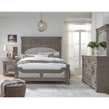 Kingsbury 1 Drawer USB Charging Open Nightstand