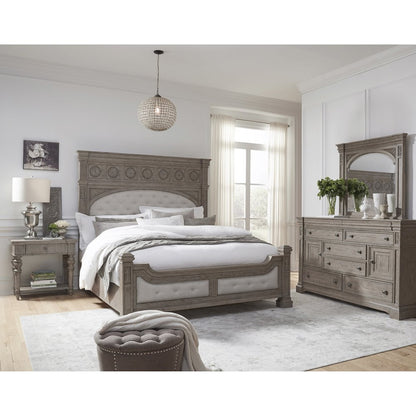 Kingsbury 1 Drawer USB Charging Open Nightstand