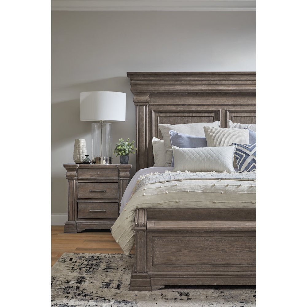 Madison Ridge Brown 3 Drawer Nightstand