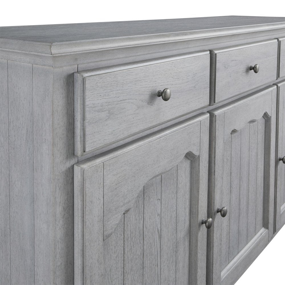 3-Door Credenza with Storage Drawers