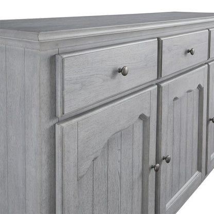 3-Door Credenza with Storage Drawers