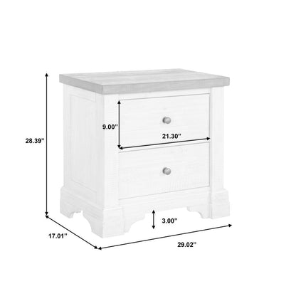 Valley Ridge 2 Drawer Nightstand