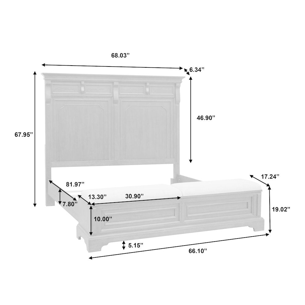 Hickory Creek Queen Storage Bed