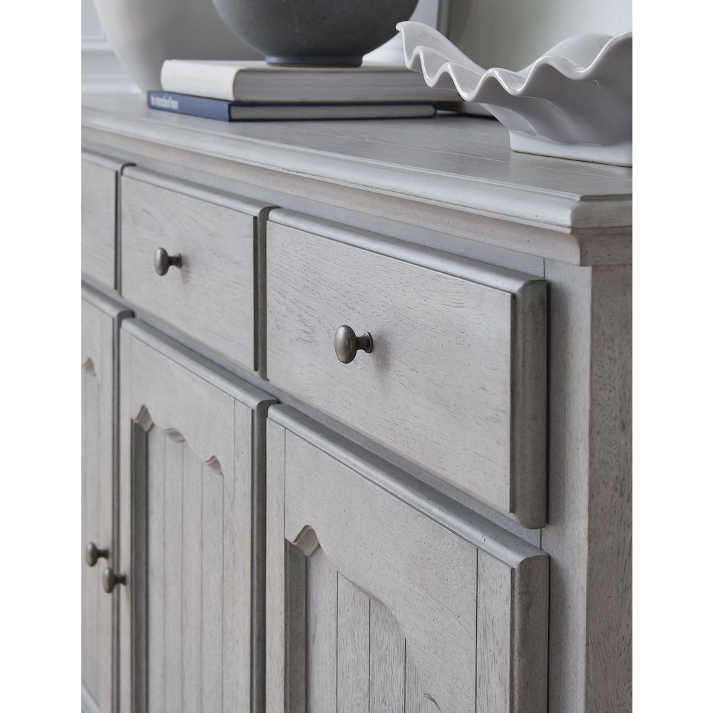 3-Door Credenza with Storage Drawers