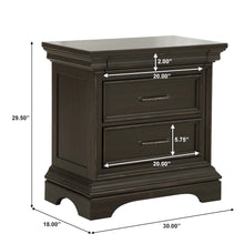 Caldwell 2 Drawer Nightstand