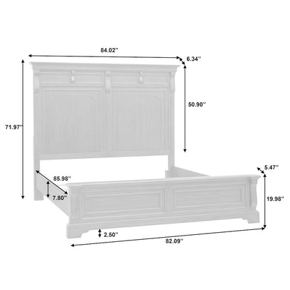 Hickory Creek California King Panel Bed