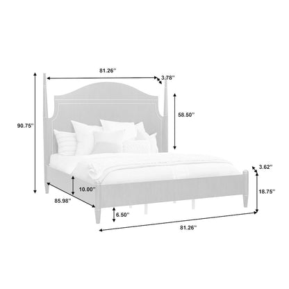 Asher Park California King Poster Bed, Piano Brown Finish