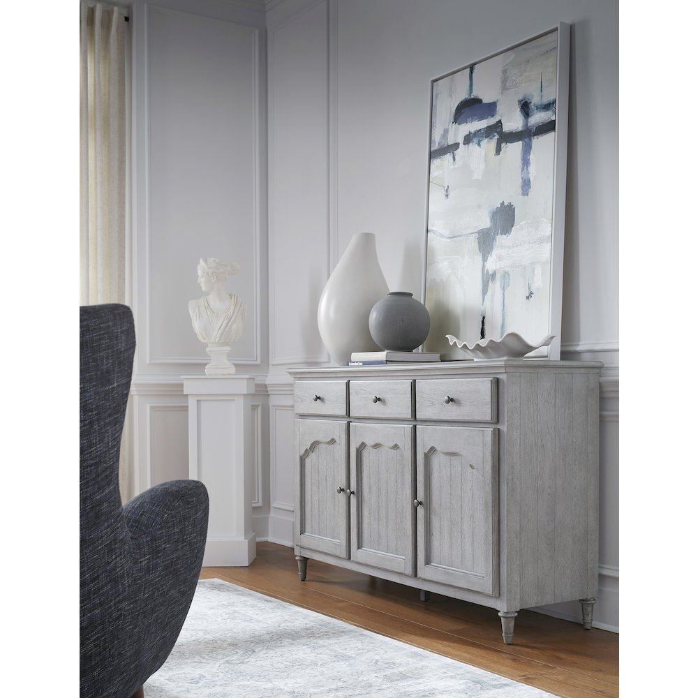 3-Door Credenza with Storage Drawers