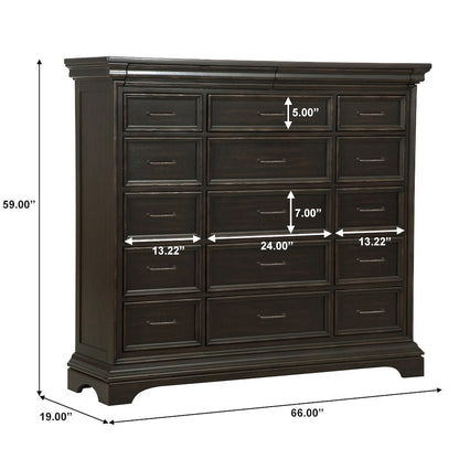 Caldwell 17 Drawer Master Chest