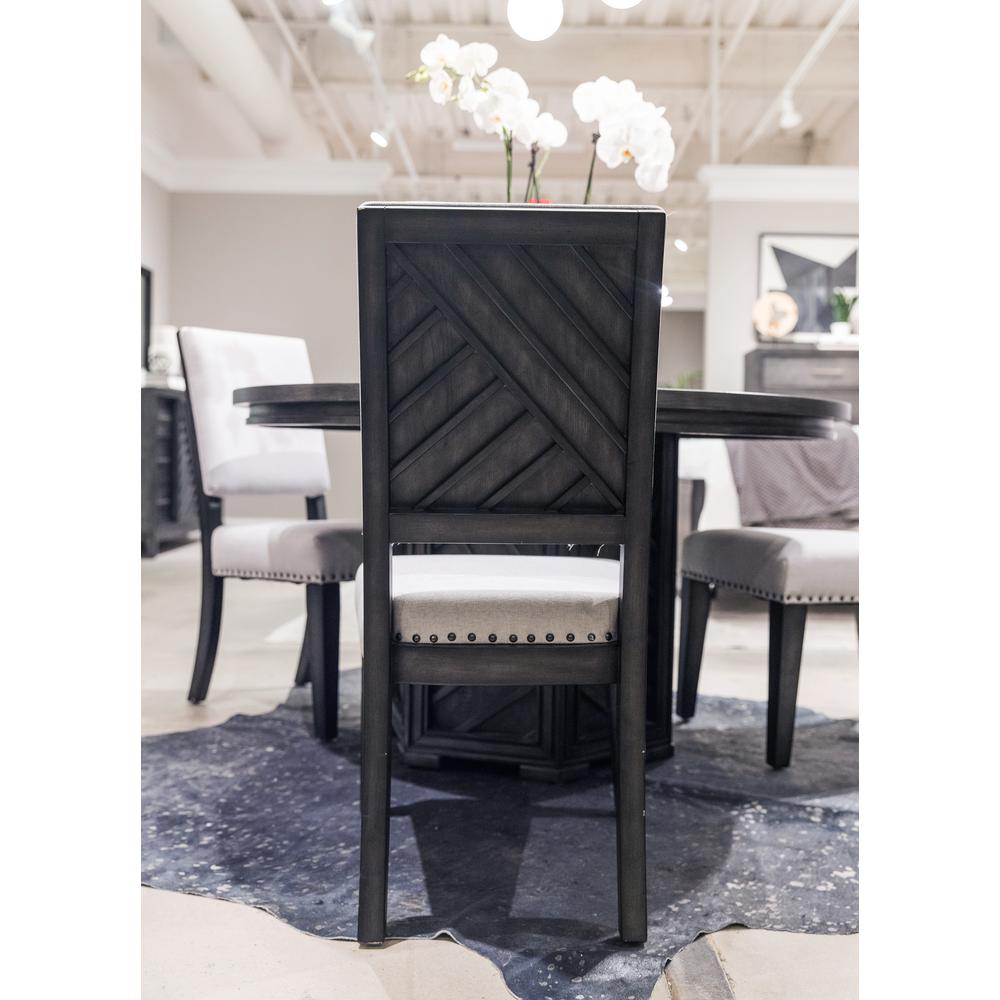 Lenox Upholstered Side Chair with Nail Head Trim