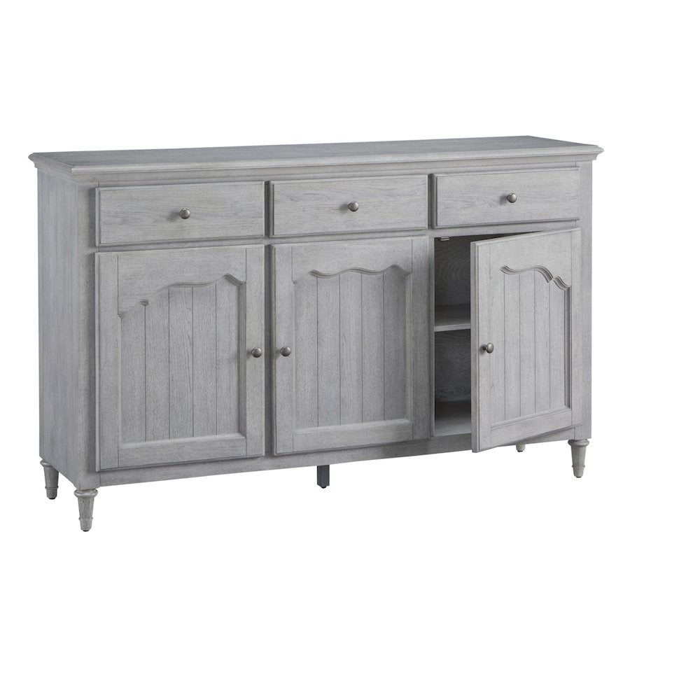 3-Door Credenza with Storage Drawers