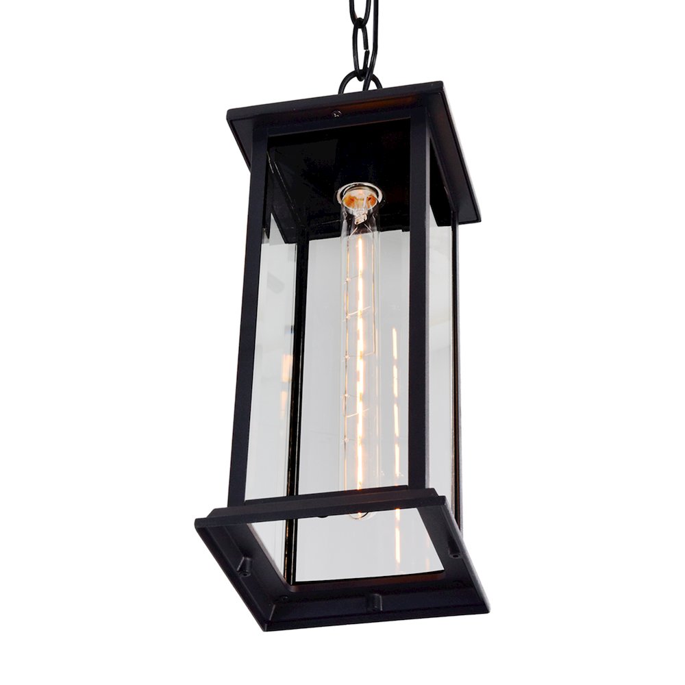 Blackbridge 1 Light Black Outdoor Pendant