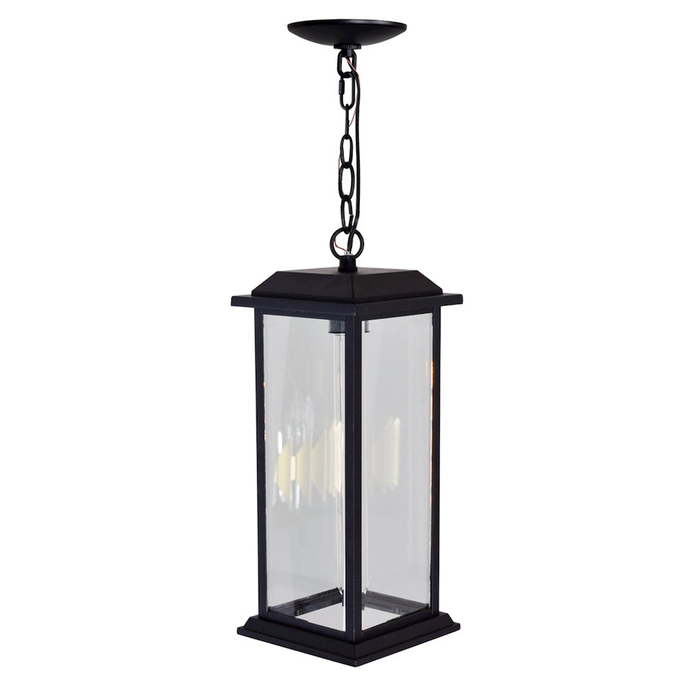 Blackbridge 1 Light Black Outdoor Pendant