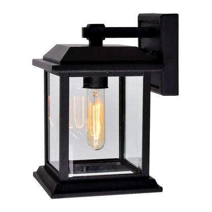Blackbridge 1 Light Black Outdoor Wall Lantern