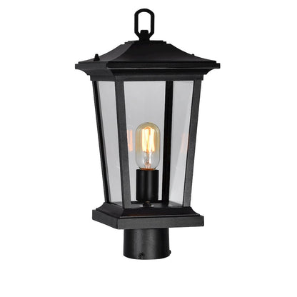 Leawood 1 Light Black Outdoor Lantern Head