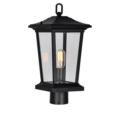 Leawood 1 Light Black Outdoor Lantern Head
