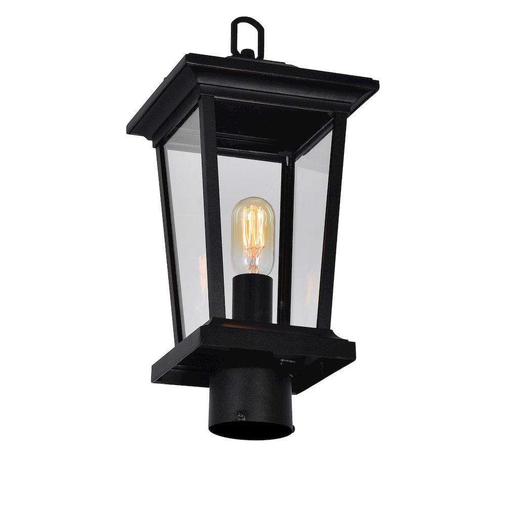 Leawood 1 Light Black Outdoor Lantern Head
