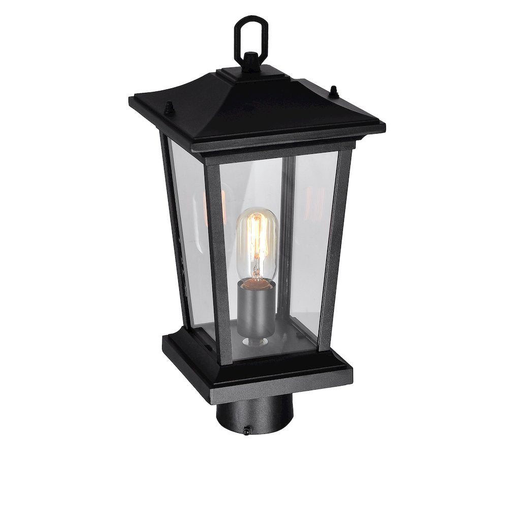 Leawood 1 Light Black Outdoor Lantern Head