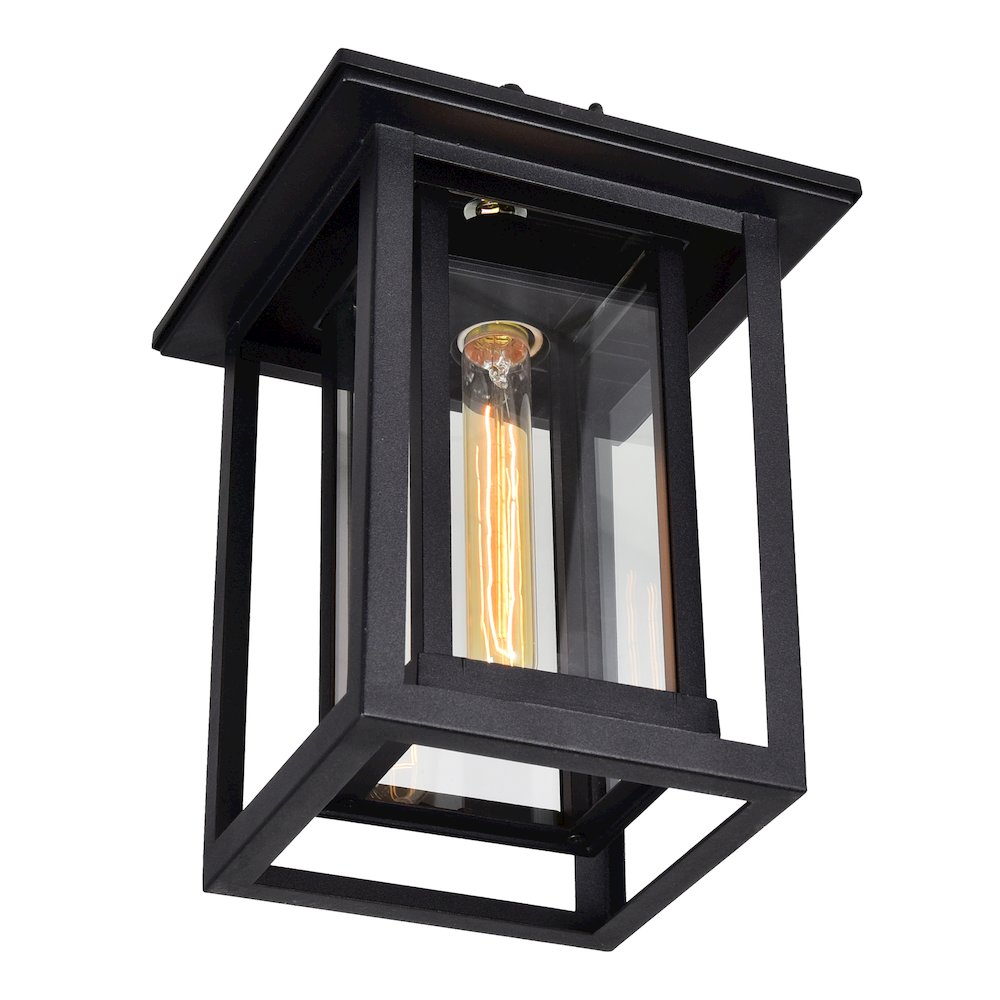 Winfield 1 Light Black Outdoor Pendant