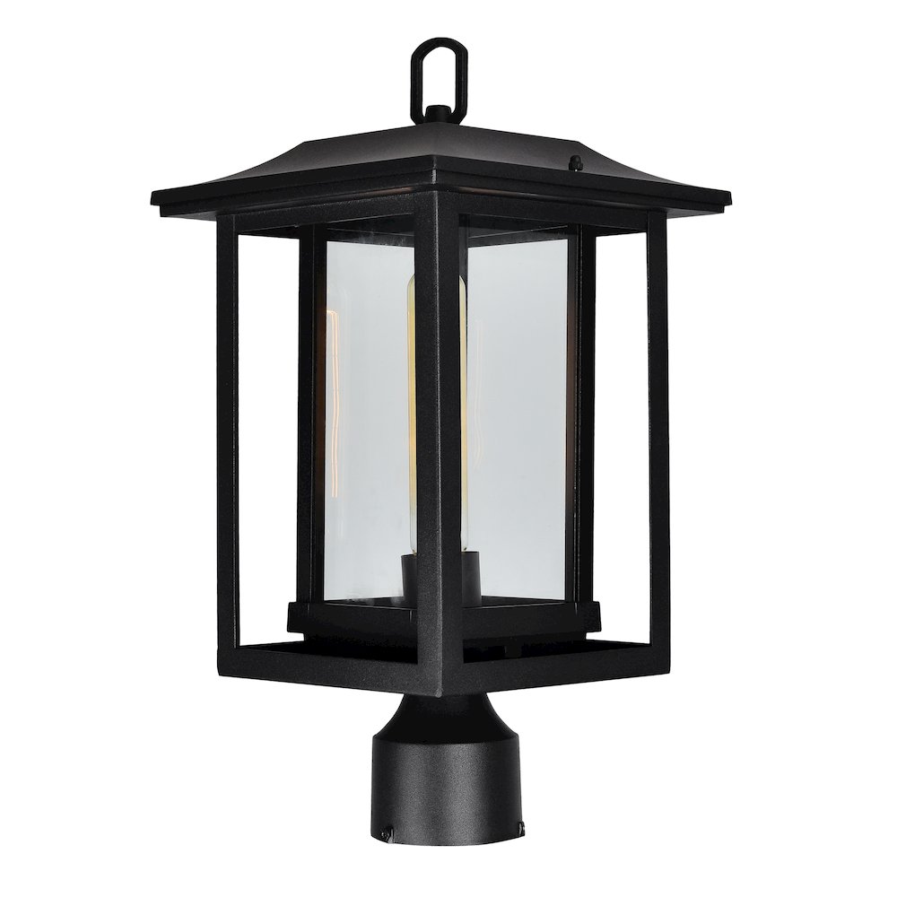 Winfield 1 Light Black Outdoor Lantern Head