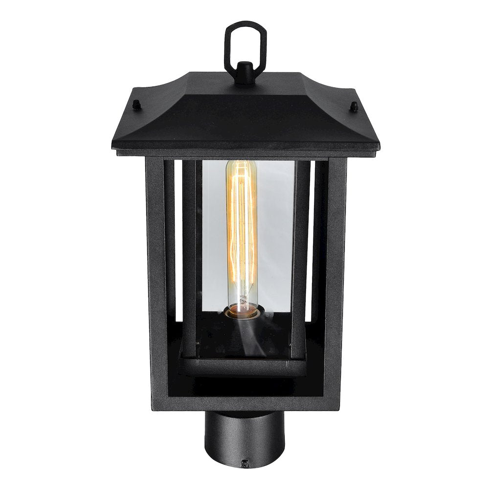 Winfield 1 Light Black Outdoor Lantern Head