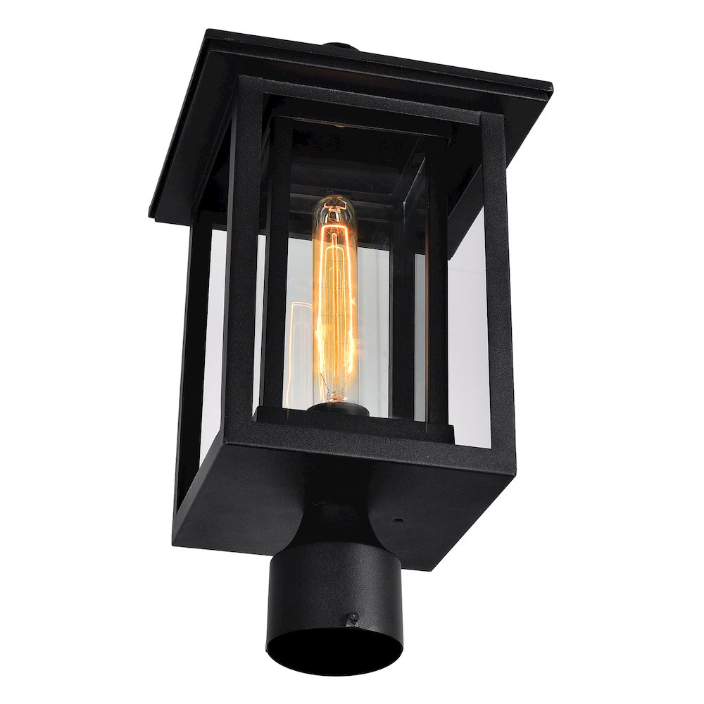 Winfield 1 Light Black Outdoor Lantern Head