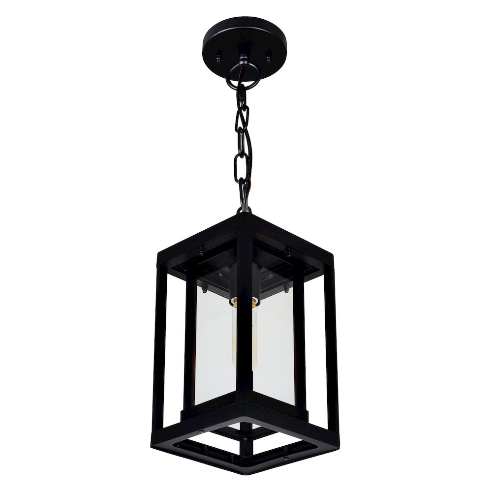 Mulvane 1 Light Black Outdoor Pendant