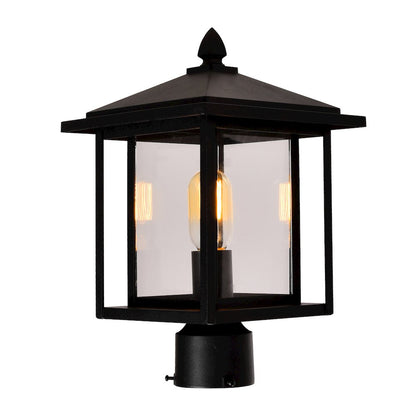 Crawford 1 Light Black Outdoor Lantern Head