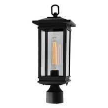 Oakwood 1 Light Outdoor Black Lantern Head