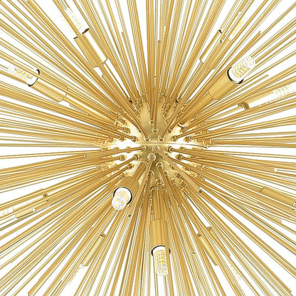 Savannah 14 Light 40in Gold Leaf Chandelier