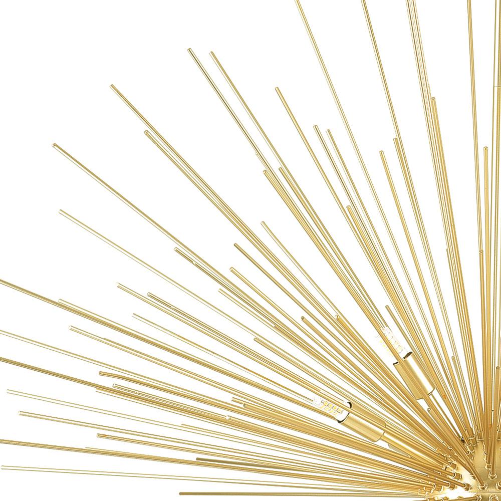 Savannah 14 Light 40in Gold Leaf Chandelier