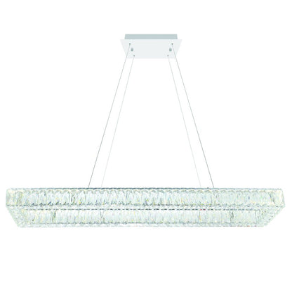Felicity Integrated LED 52in Chrome Chandelier