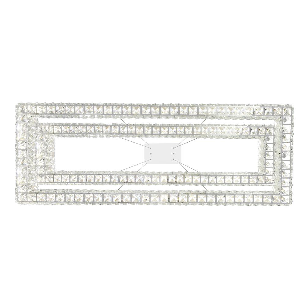 Felicity Integrated LED 2-Tier Chrome Chandelier