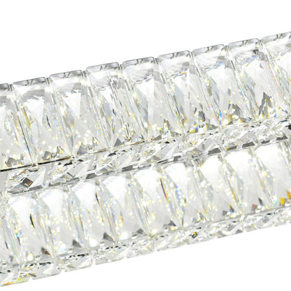 Felicity Integrated LED 2-Tier Chrome Chandelier