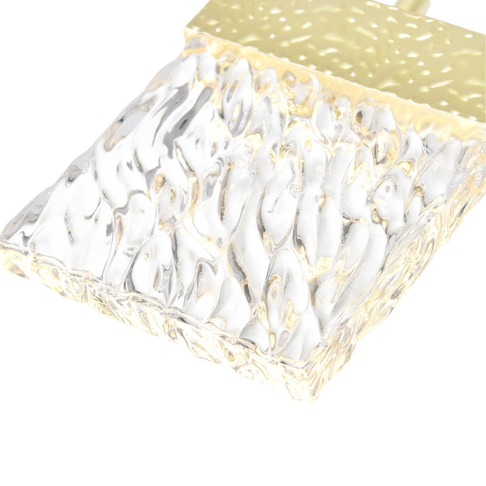 Carolina Integrated LED 6in Gold Leaf Pendant