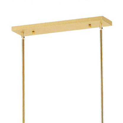 Anita 10 Light Gold Leaf Chandelier